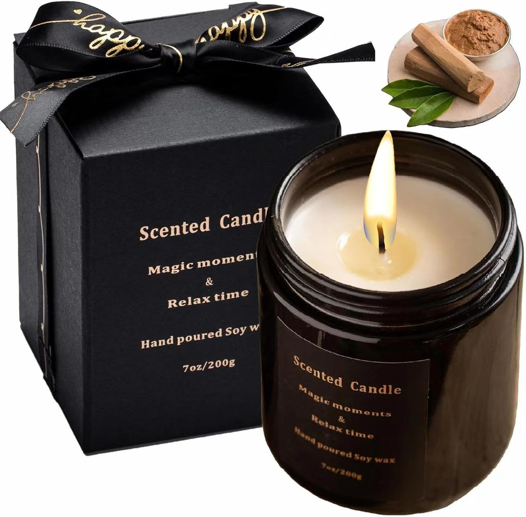Sandalwood Natural Scented Candle (Non Toxic)