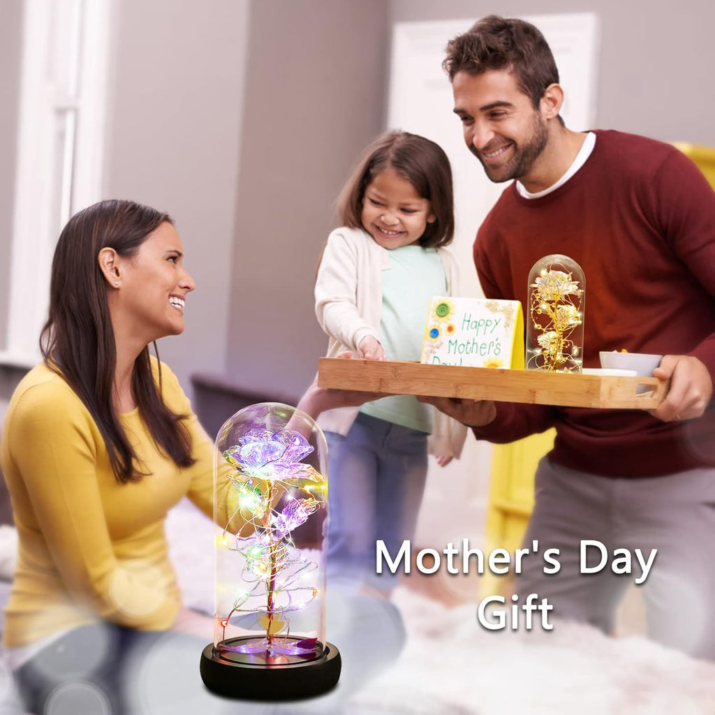 Infinity Rose in a Glass