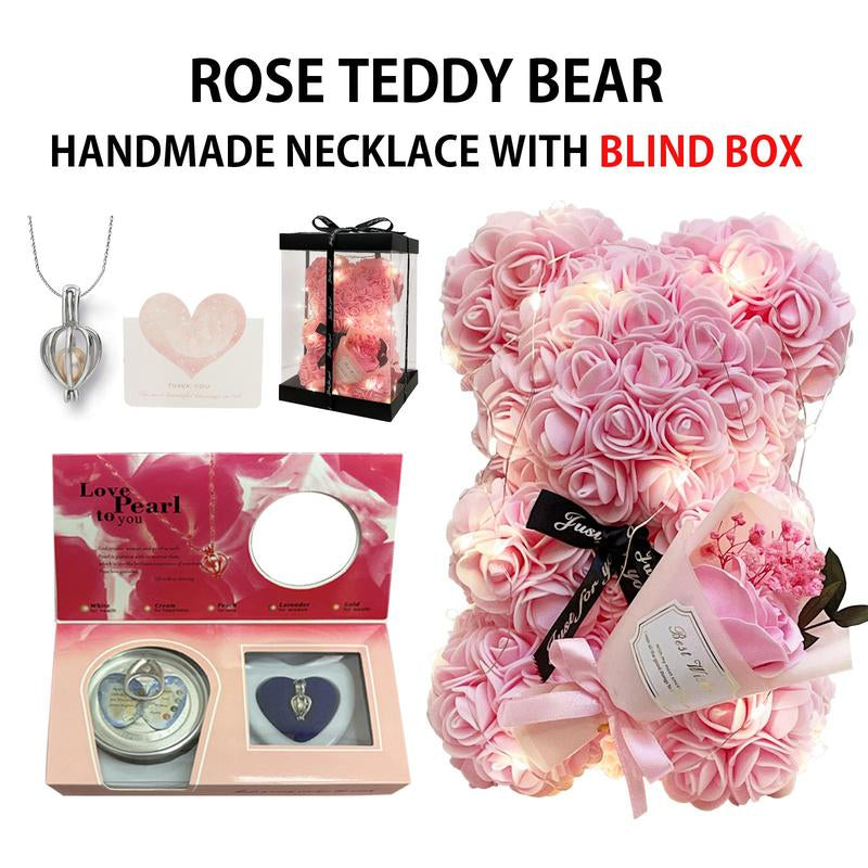 Rose Teddy Bear with Pearl Blind Box