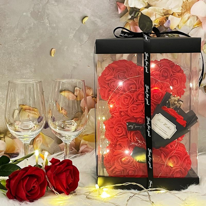 Rose Teddy Bear with Pearl Blind Box