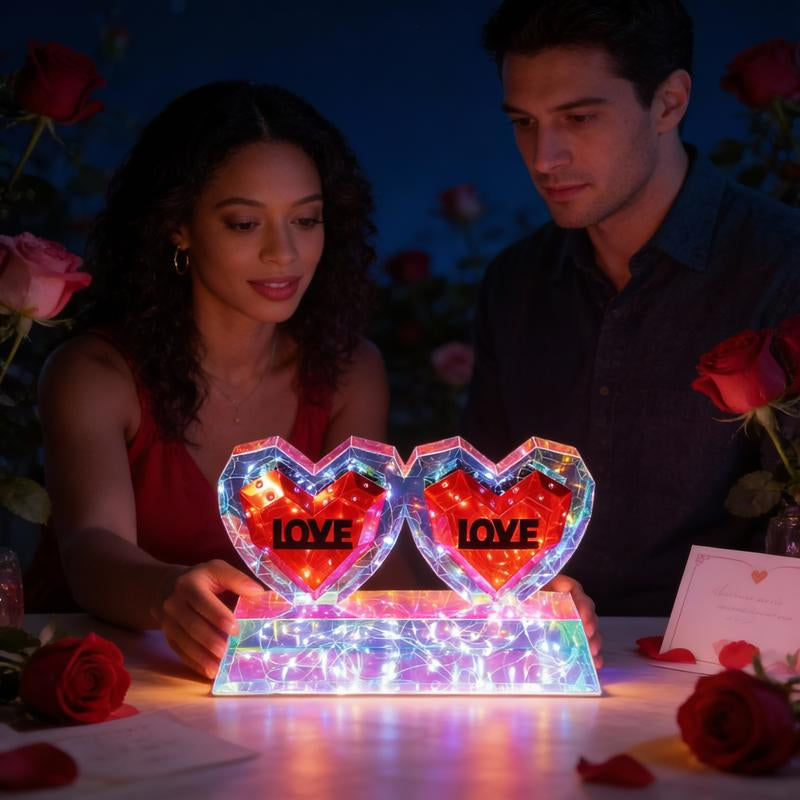 LED Romantic Glow Heart Ornament