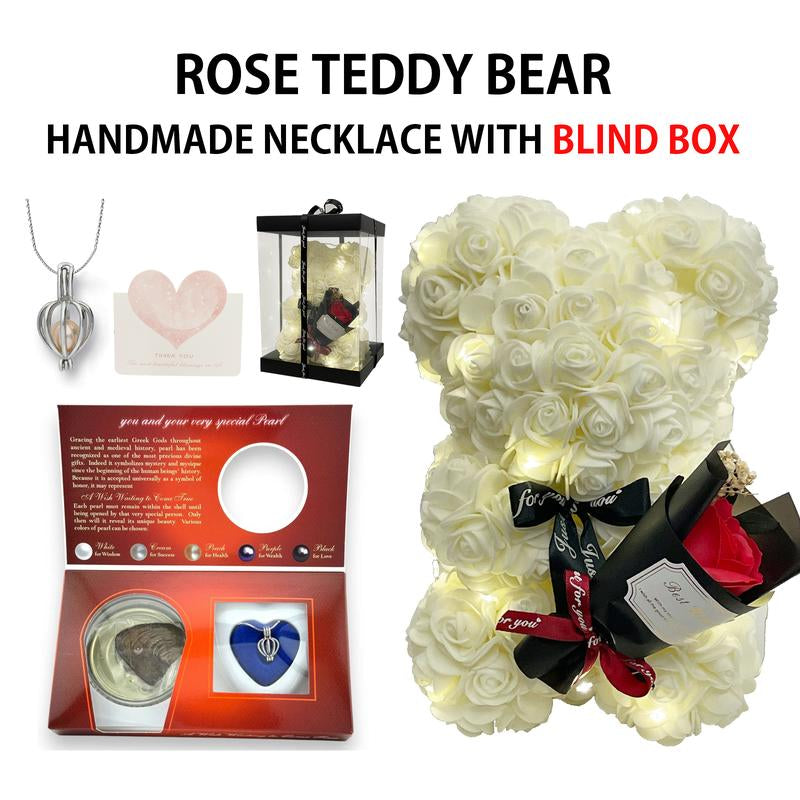 Rose Teddy Bear with Pearl Blind Box