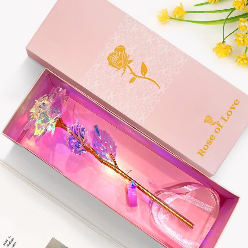 Eternal Rose Crystal Flower