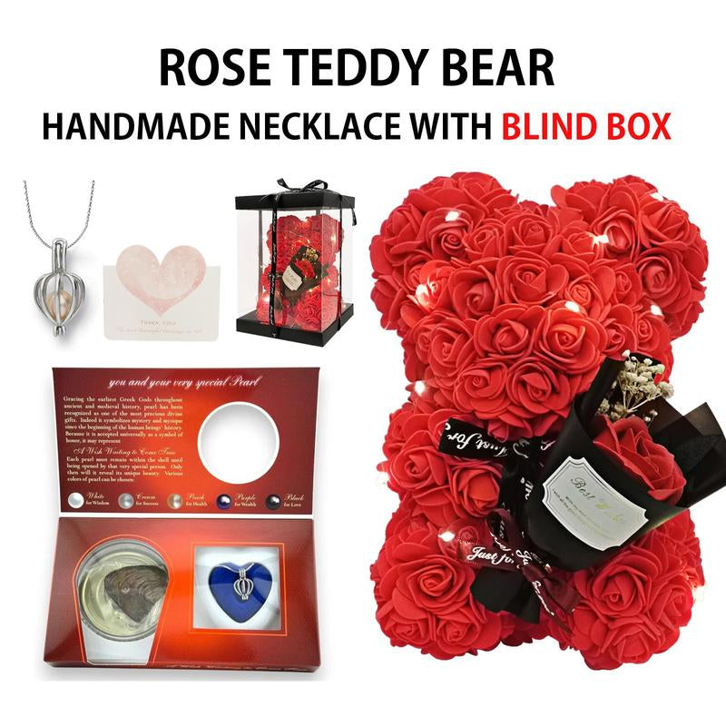Rose Teddy Bear with Pearl Blind Box