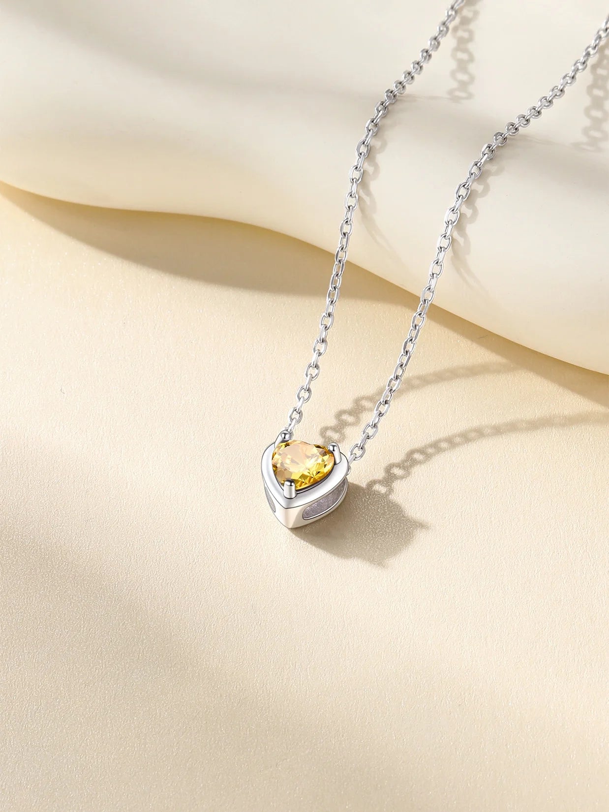 Silver Necklace 925 Sterling Silver Birthstone