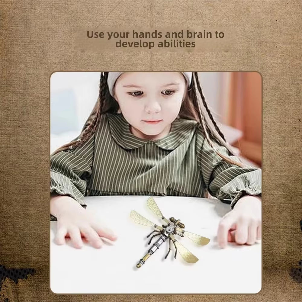 DIY 3D Metal Handmade Assembly Insect Model