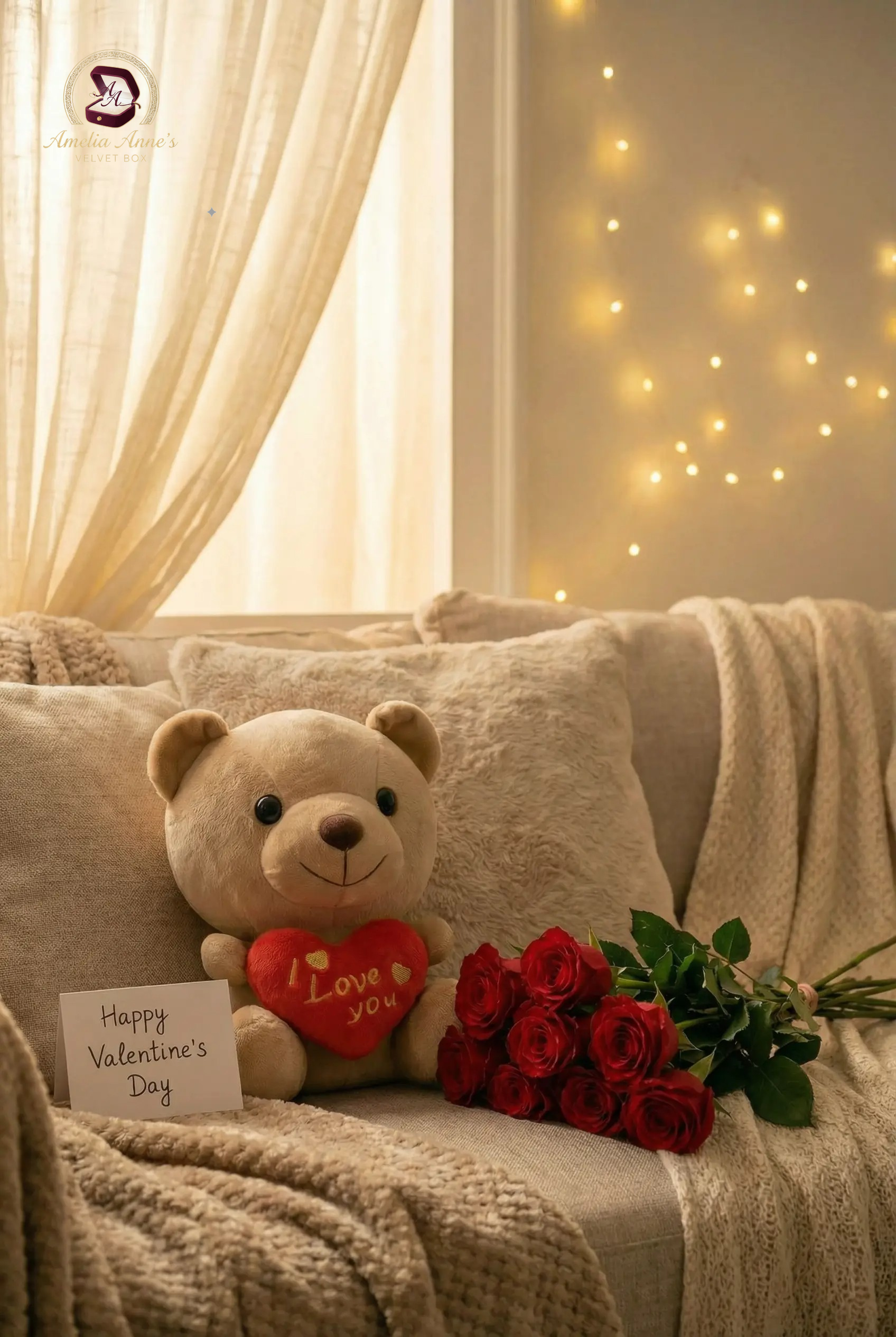“I Love You” Heart Teddy Bear – Cute 6-Inch Stuffed Animal Gift for Mom, Girlfriend, Wife, Valentine’s Day, Birthday & Anniversary