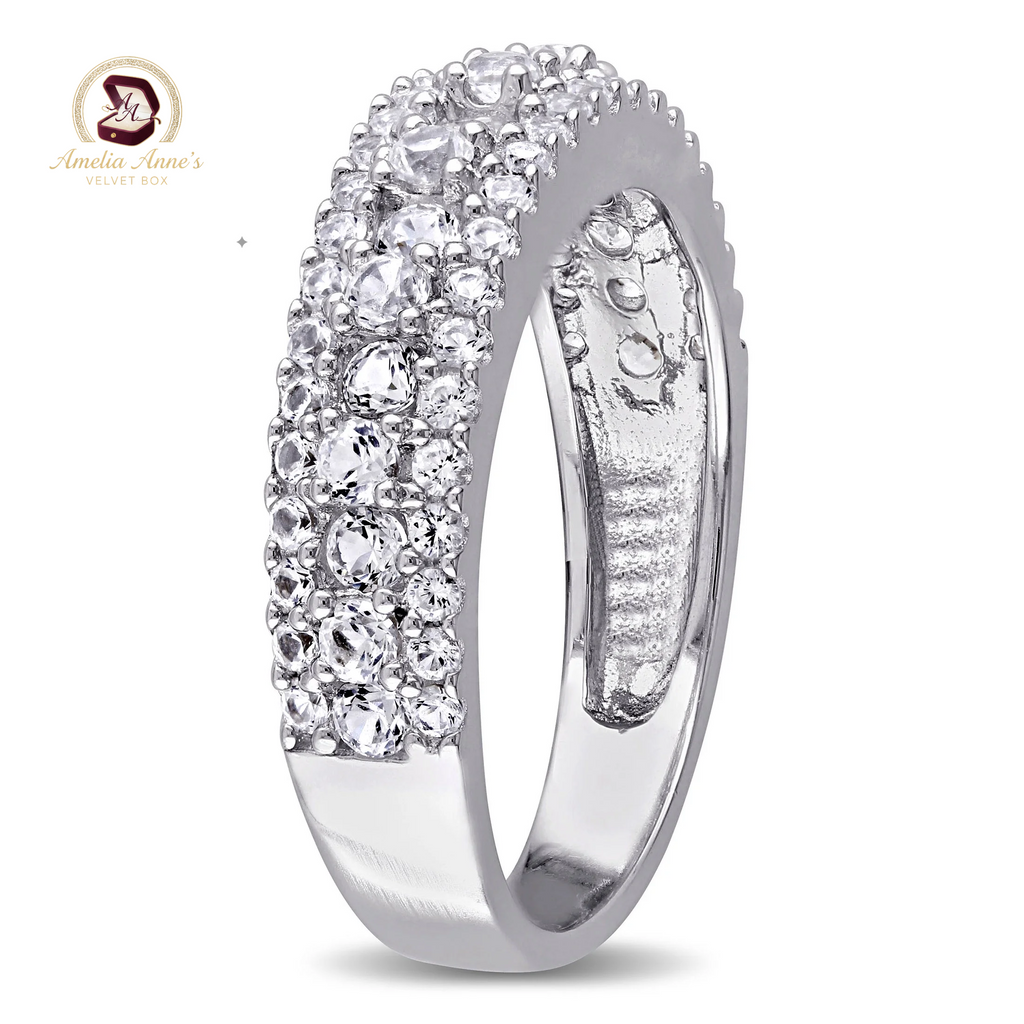 Sapphire Sterling Silver Ring