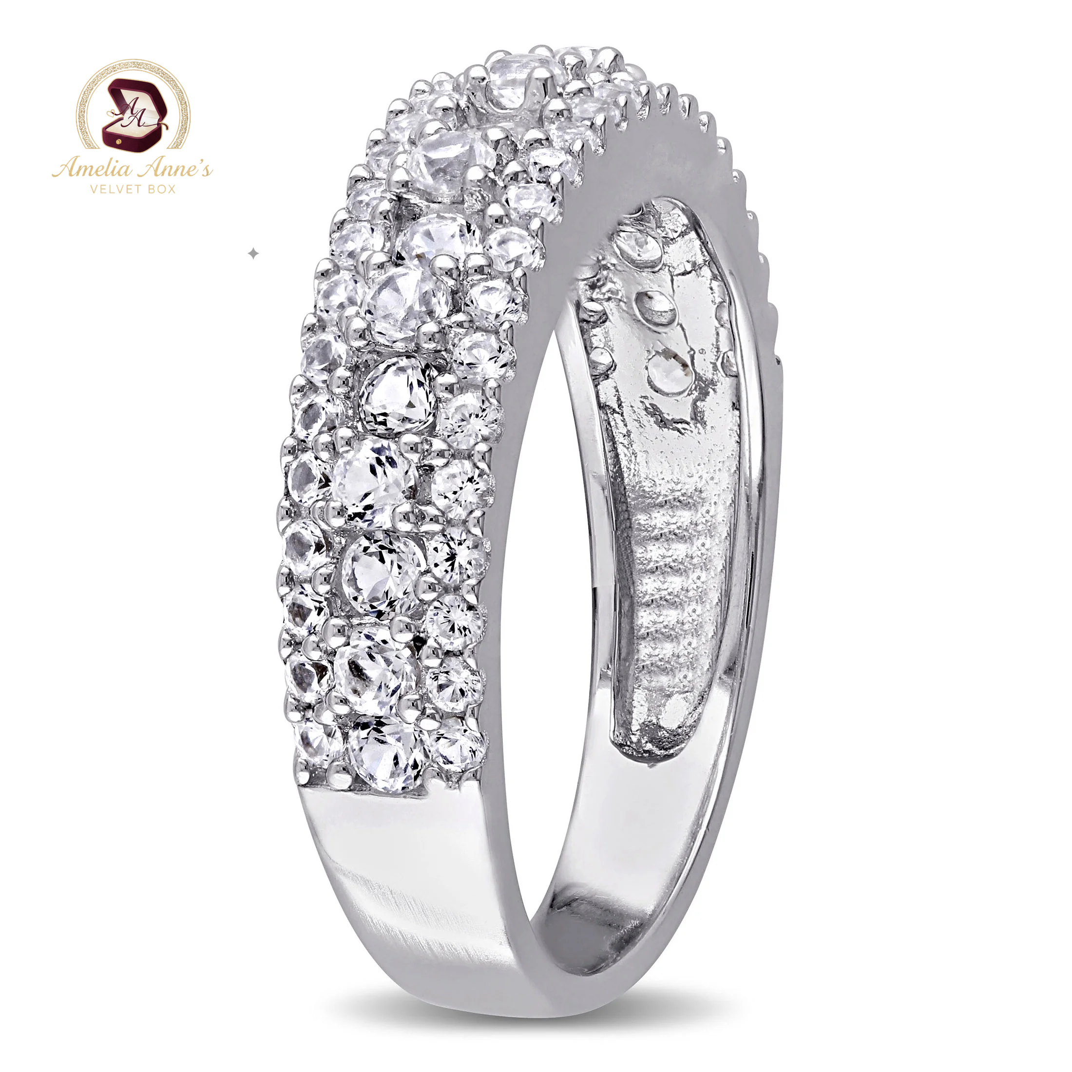 Sapphire Sterling Silver Ring