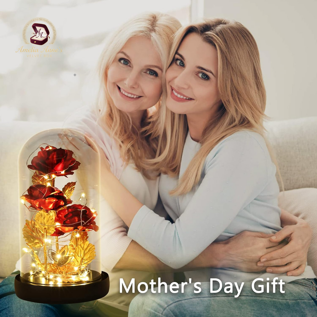 Red Roses in a Glass