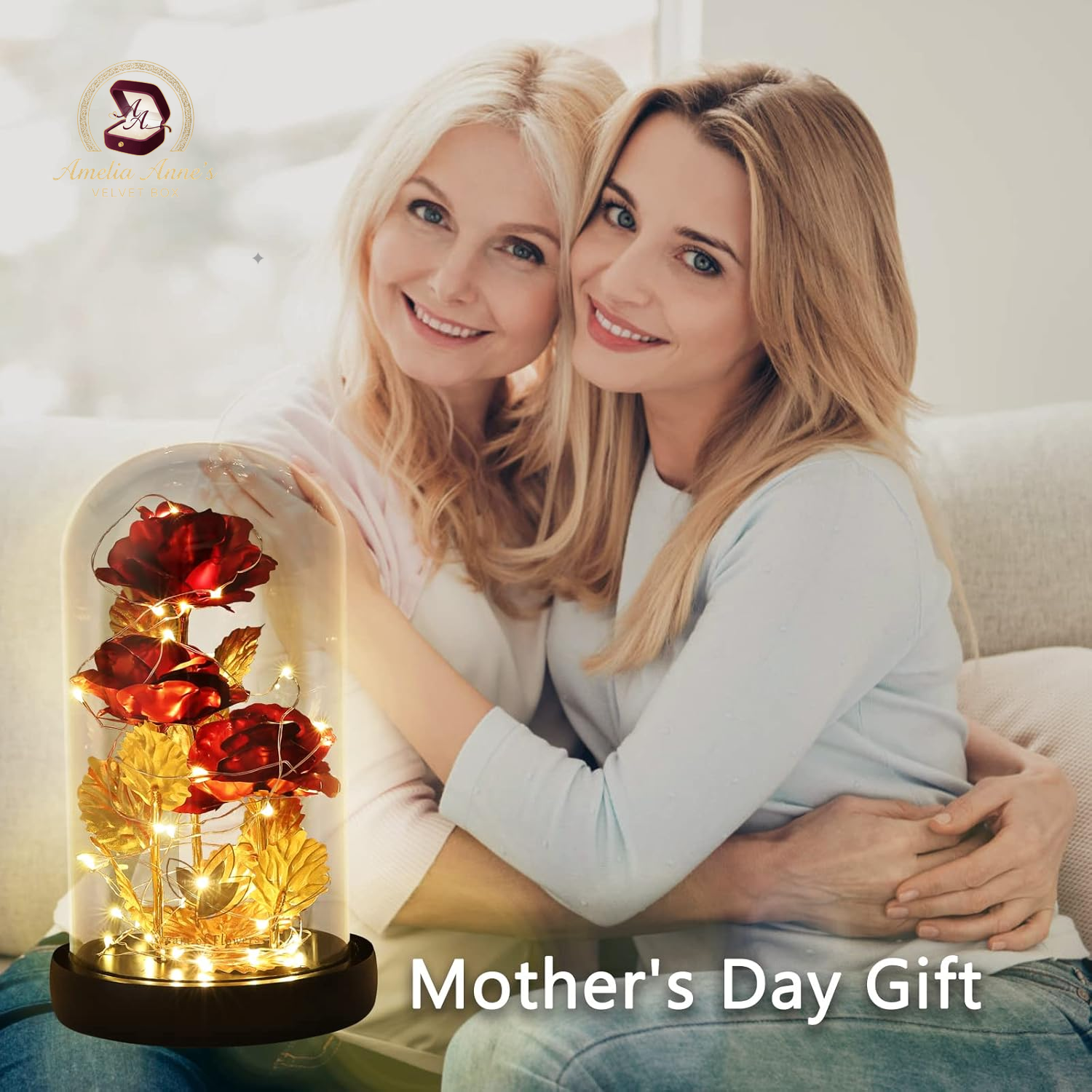 Red Roses in a Glass