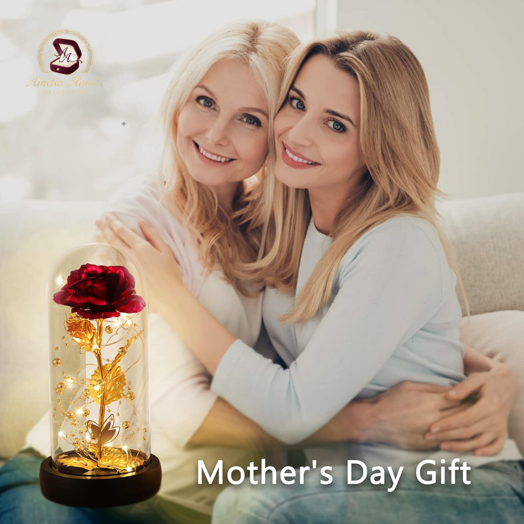 Infinity Rose in a Glass