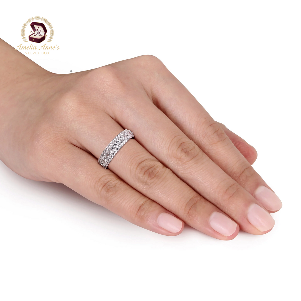 Sapphire Sterling Silver Ring