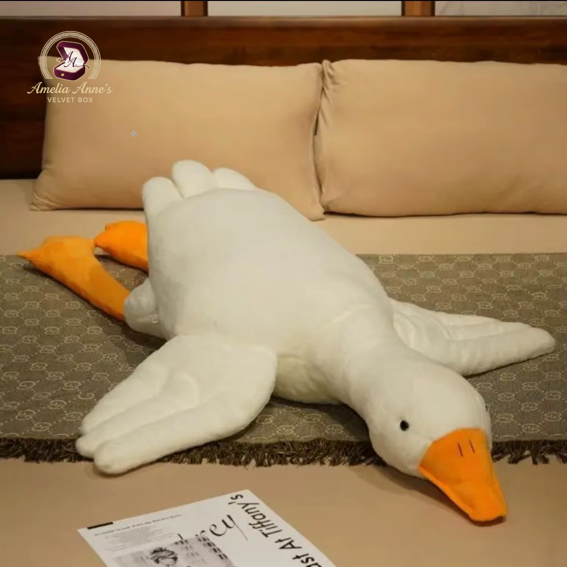 Cute Goose Plush Toy (160 cm, 130 cm)